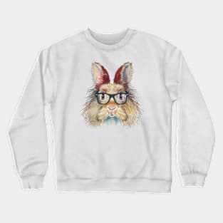 Hipster Hare Crewneck Sweatshirt